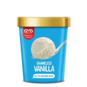 Kwality Walls Shameless Vanilla Tub-700ml