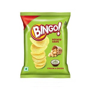 Bingo Clam &Cream Chips-52gm