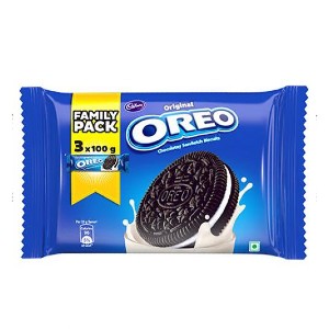 Cadbury Oreo Family Vanilla Cream Biscuits-300gm