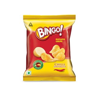 Bingo Origina Red Chilli Sprinkled Chips-50gm