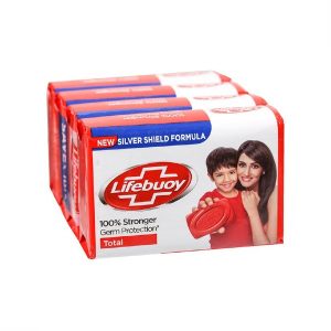 Lifebuoy Total Soap Bar-125gm(Pack of 4)