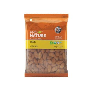 Pro Nature 100% Oraganic Almonds-100gm