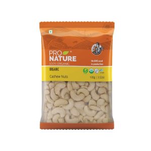 Pro Nature 100% Organic Cashew Nut-100gm