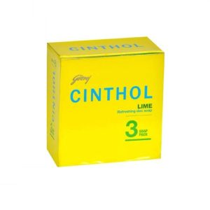 Cinthol Lime Bath Soap-100gm(pack of 3)