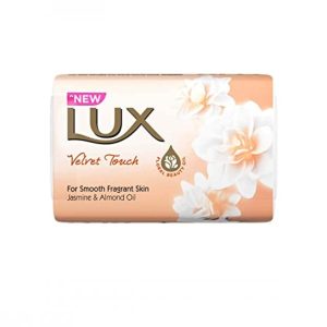 Lux Velvet Touch Jasmine and Almond Oil Soap Bar-150g (Pack of 3)