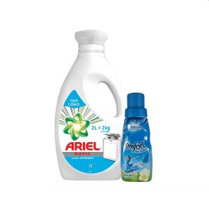 Ariel Matic Liquid Detergent Top Load-2Lt Free Comfort Blue 220ml