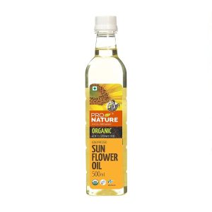 Pro Nature 100% Organic Sun Flower Oil-500ml