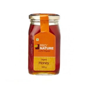 Pro Nature 100% Organic Honey(Glass Jar)-500gm