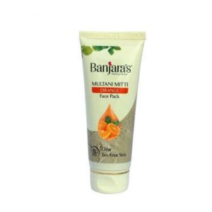 Banjaras Multani Mitti with Orange Tube Face Pack-50gm