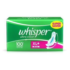 Whisper Ultra Plus Sanitary Pads XL Plus-30pcs