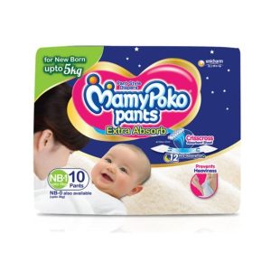 Mamy Poko Pants Diapers NB-1-10pack