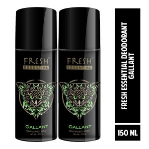 Fresh Essential Desire No Gas Deodrant - 150 ml (Pack of 3)