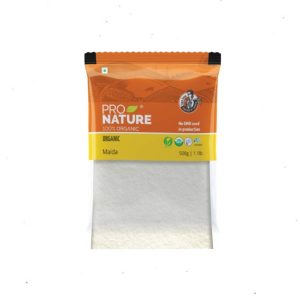 Pro Nature 100% Organic Refined Wheat Flour (Maida)-500gm