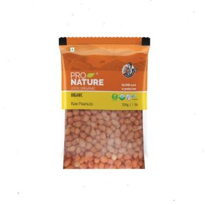 Pro Nature 100% Organic Raw Peanuts-1kg