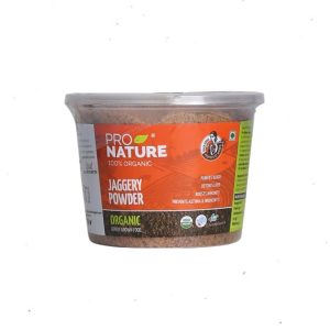 Pro Nature 100% Organic Jaggery Powder-300gm(Tub)