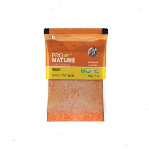 Pro Nature 100% Organic Masoor Dal (Split)-1kg