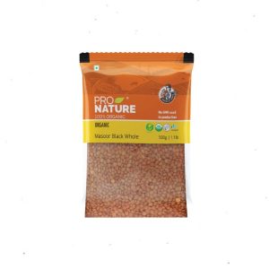 Pro Nature 100% Organic Masoor Black Whole-500gm