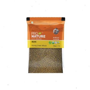 Pro Nature100% Organic Moong Green Whole-1kg